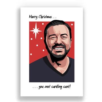 Funny  Christmas Card | Ricky Gervais