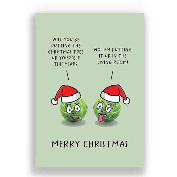 Funny  Christmas Card | Where Are You Putting Christmas Tree?