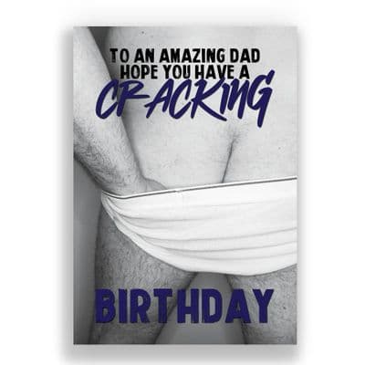 Funny Dad Birthday Card | HAVE A CRACKING BIRTHDAY  DAD
