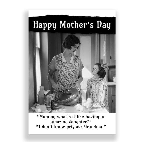Funny  Mother's Day Card | Ask Grandma!