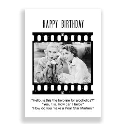 Funny Mum Birthday Card | How do you make a Porn Star Martini?