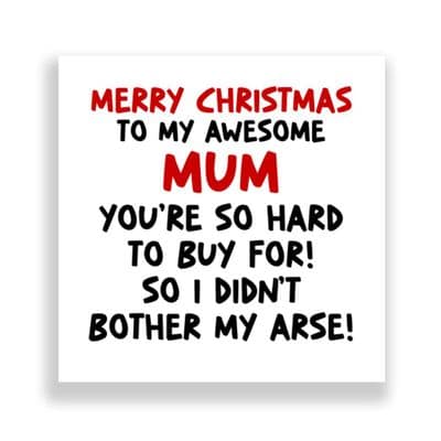 Funny Mum Christmas Card | Santa Thinks You're a Gobshite! (2) (5)