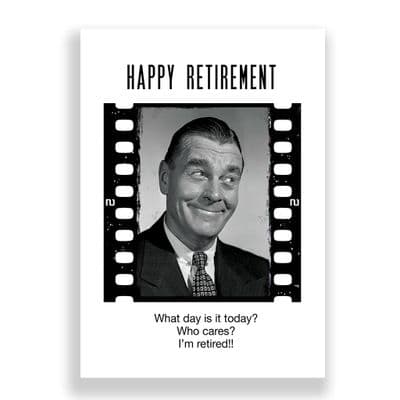 Funny Retirement Card | WHO CARES?