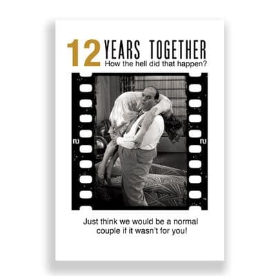 Funny Yearly Anniversary Card | ANY year Available!