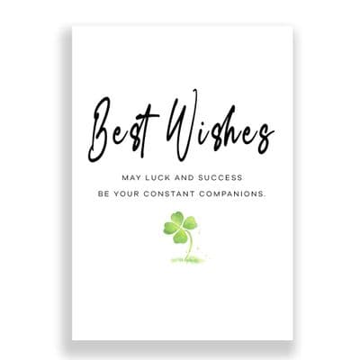 Good Luck Card | May Luck and Success Be Your Constant Companion