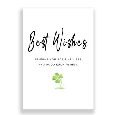 Good Luck Card | Sending You Positive Vibes!