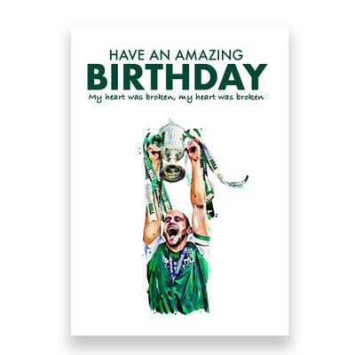 Hibernian Birthday Card | David Gray