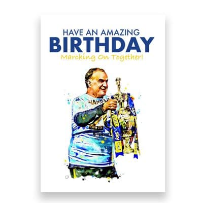 Leeds United Birthday Card | Marcelo Bielsa Card
