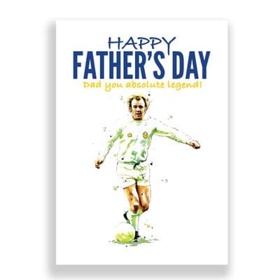 Leeds United Father's Day Card | Billy Bremner