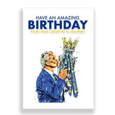 Leicester City Birthday Card | Claudio Ranieri