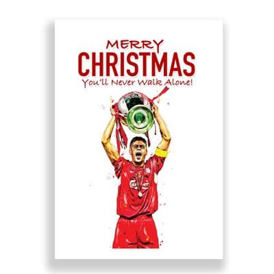 Liverpool Christmas Card | Steven Gerrard