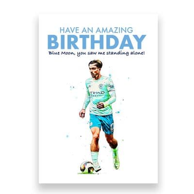 Manchester City Birthday Card | Jack Grealish