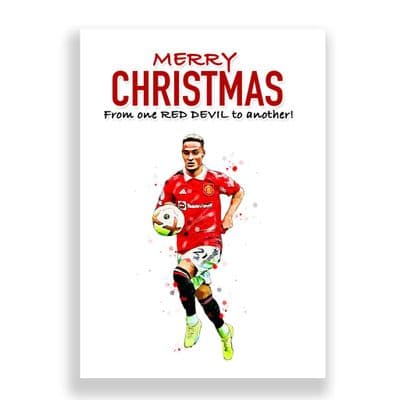 Manchester United Christmas Card | Antony