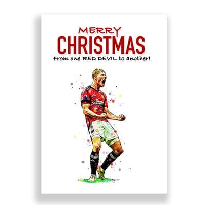 Manchester United Christmas Card | Rasmus Hojlund