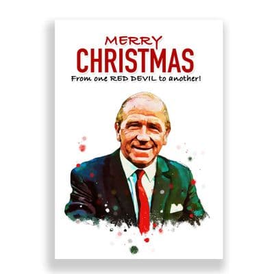 Manchester United Christmas Card | Sir Matt Busby