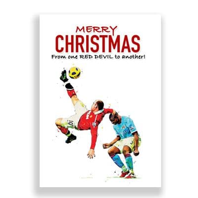 Manchester United Christmas Card | Wayne Rooney