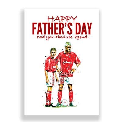 Middlesbrough Father's Day Card | Juninho | Ravanilli