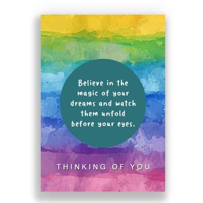 Mindfulness Card | Stop Overthinking and Just Trust the Way Life Happens!