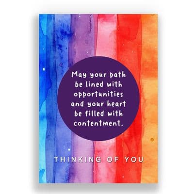 Mindfulness Card | Stop Overthinking and Just Trust the Way Life Happens! (15)
