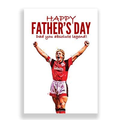 Nottingham Forest Father's Day Card | Stuart Pearce