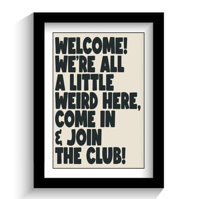 Print | Come in and join the club!