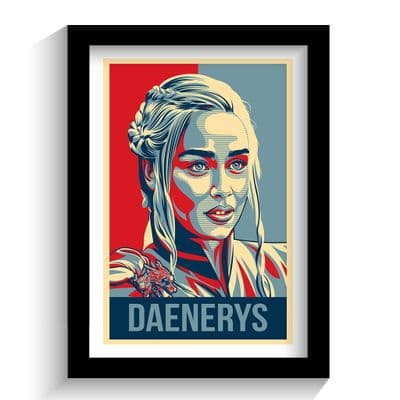 Print | Game of Thrones Hope Style Art | Daenerys