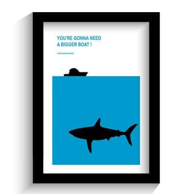 Print | Jaws | We're Going to Need a Bigger Boat!