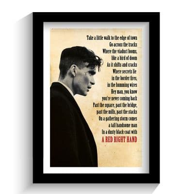 Print | Peaky Blinders Lyrics