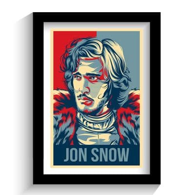 Print | Print | Game of Thrones Hope Style Art | Jon Snow