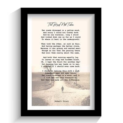 Print | The Road Not Taken Print | Robert Frost