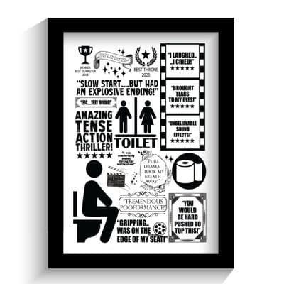 Print | WC Funny Movie Quotes | Toilet Banter!