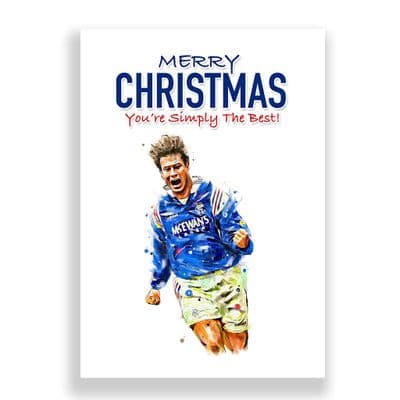 Rangers Christmas Card | Brian Laudrup