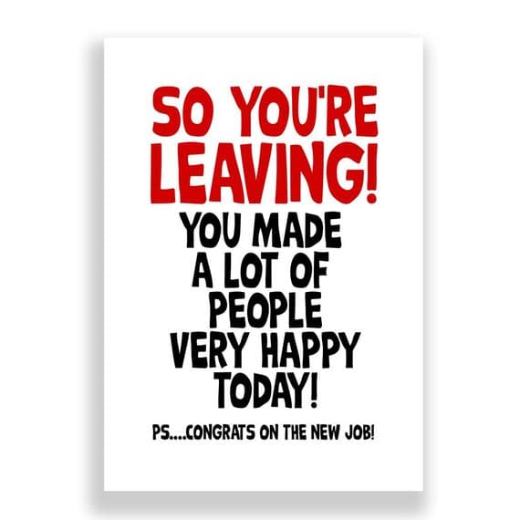 Retirement Card | You Have Made Loads of People Very Happy Today!