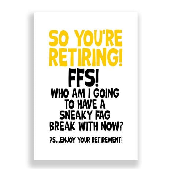 So You're Retiring | Sneaky Fag!