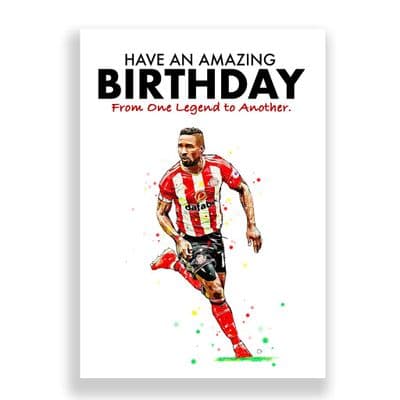Sunderland Birthday Card | Jermaine Defoe