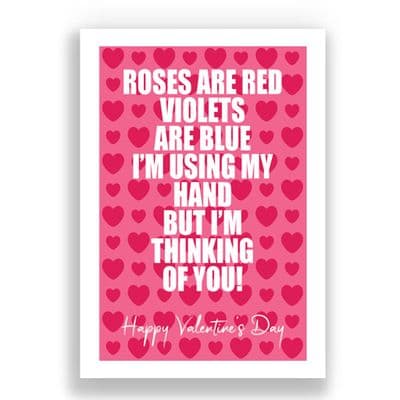 Valentines Card | But I'm thinking of you!