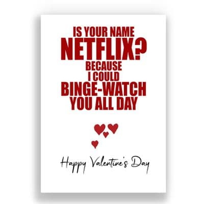 Valentines Card | Is your name Netflix
