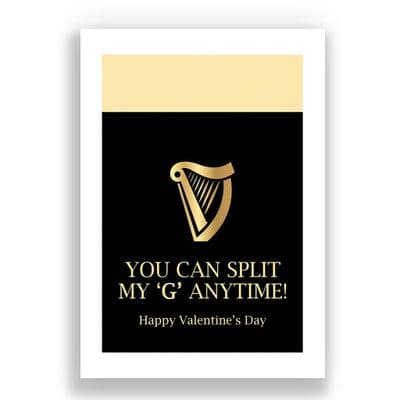 Valentines Card | Split The G