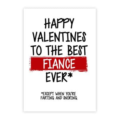 Valentines Card | To The Best Fiance Ever!