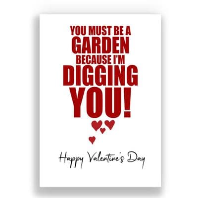 Valentines Card | You must be a garden!