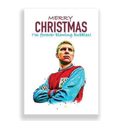 West Ham United Christmas Card | Bobby Moore
