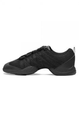 BLOCH Criss Cross Split Sole Dance Sneakers Jazz Trainers S0524L Black