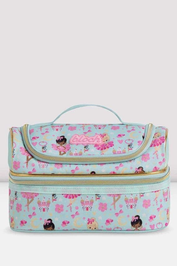 Bloch Girls Ballerina Lunch Bag 2 Compartments Carry Handle A0642 Mint Green