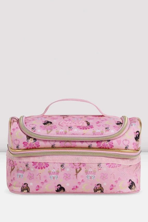 Bloch Girls Ballerina Lunch Bag 2 Compartments Carry Handle A0642 Pink
