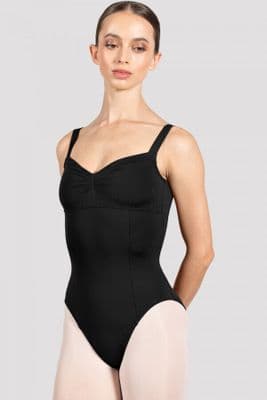 BLOCH Ladies Dance Camisole Leotard Sweetheart Neckline Ava L4265 Black