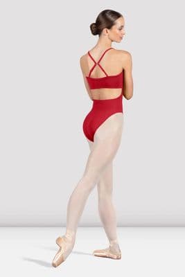 BLOCH Ladies Emi Camisole Open Back Leotard L4277 Red
