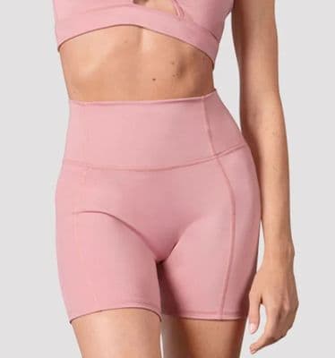 BLOCH Ladies Jessica High Waist Dance Shorts Vintage Pink R90010