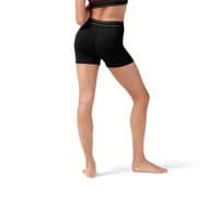 Bloch Ladies Kisha Logo Waist Dance Gym Shorts R90002 Black