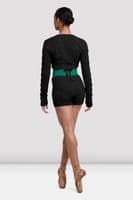 Bloch Ladies Sale Nola Long Sleeve Ballet Wrap Top Z5239 Black