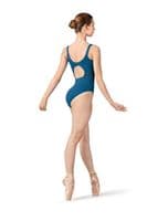 Bloch Ladies Sale Phillipa Camisole Leotard Twist Waist Detail L9247 Peacock Blue